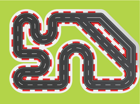 Fondo Racetrack Layout de Scratch