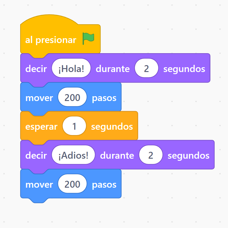 Bloques de colores de Scratch que encajan como piezas de LEGO