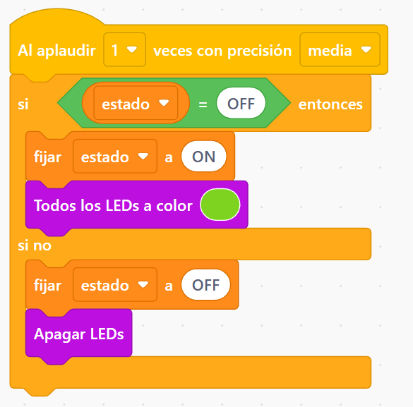 Código de la casa inteligente