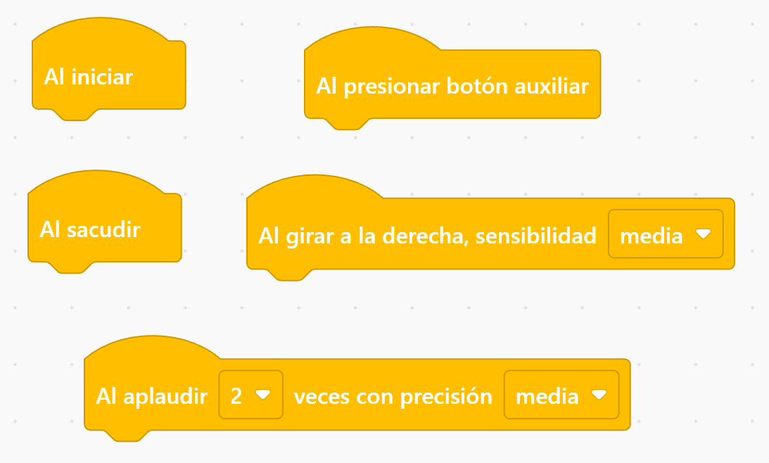 Bloques de eventos de Octabio