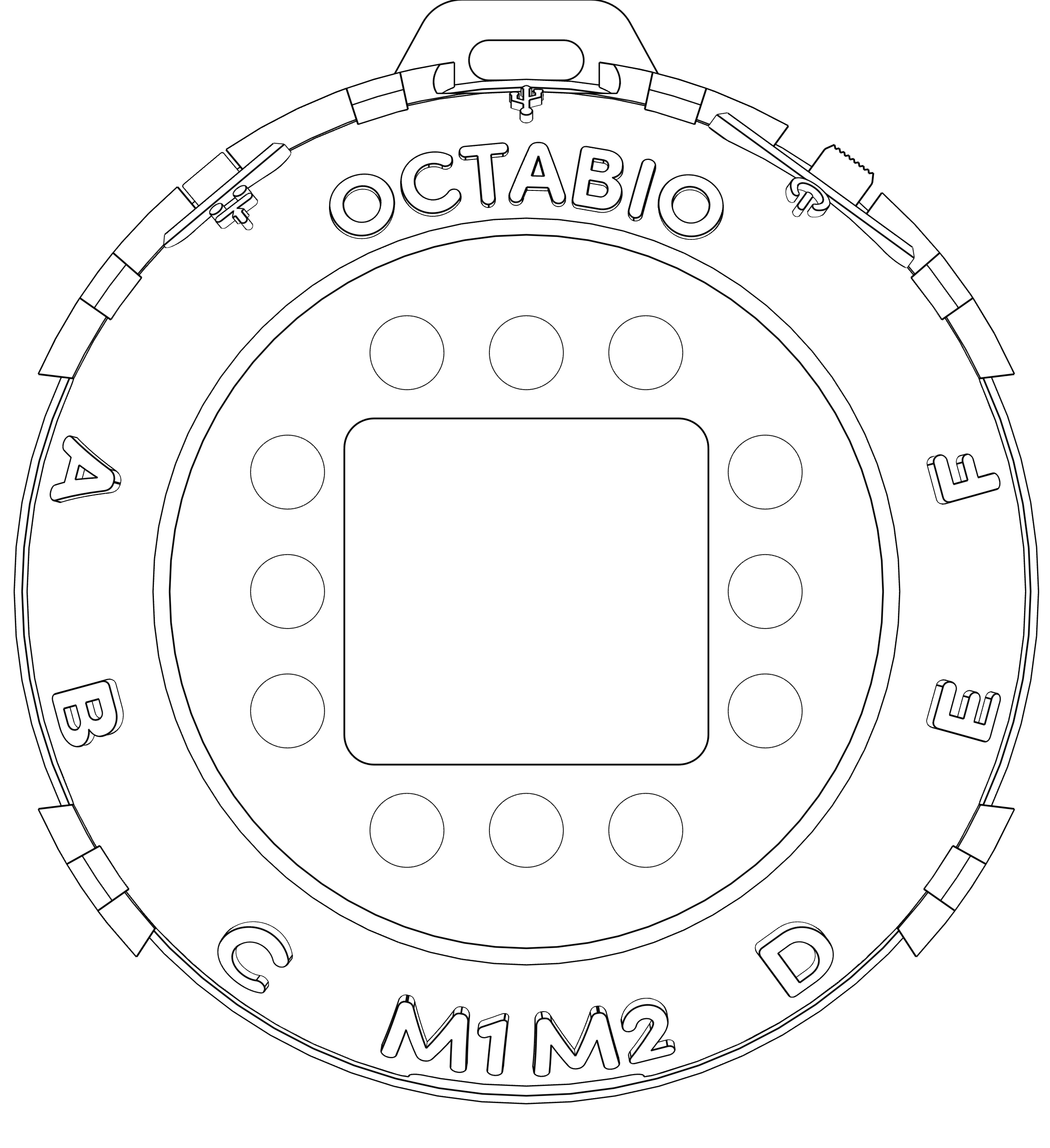 Silueta de Octabio