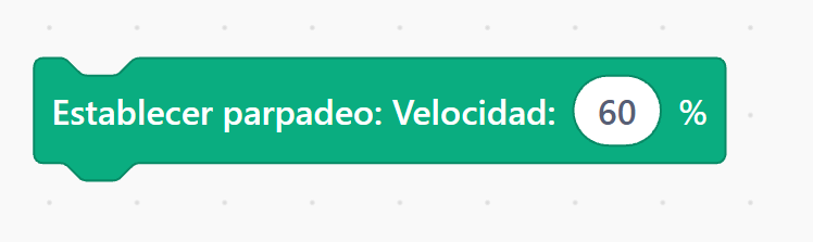 Bloque establecer parpadeo