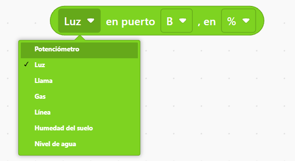 Bloque para leer la fotocelda