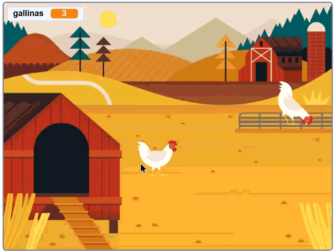 Gif: todas las gallinas a salvo